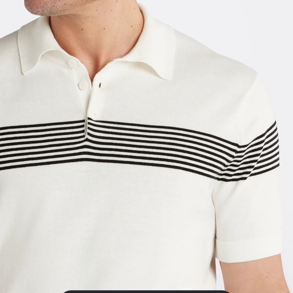 New DSTRCT & ROW
Marcini Striped Sweater Polo‎ - Picture 2 of 6